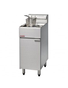 Blue Seal FastFri FF18-N 18 Ltr Freestanding Single Tank Natural Gas Fryer - CM602-N