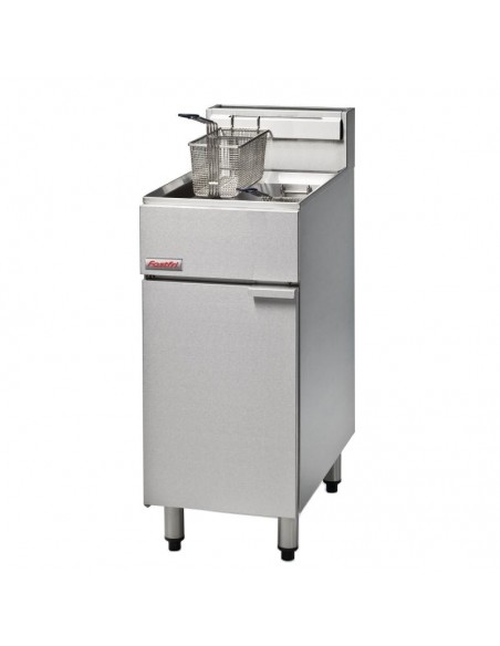 Blue Seal FastFri FF18-N 18 Ltr Freestanding Single Tank Natural Gas Fryer - CM602-N