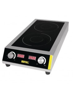 Buffalo GF239 7000W Twin Zone Induction Hob