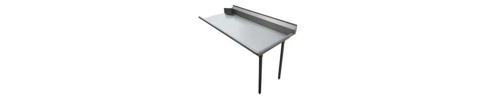 Dishwasher Tables | Stainless Steel Inlet & Outlet Tables