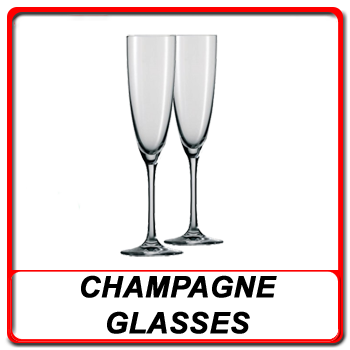 Next Day Catering Glassware - Champagne Glasses