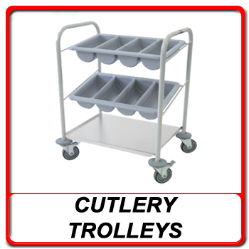 Next Day Catering Trolleys and Shelving - Cutlery and Tray Trolleys