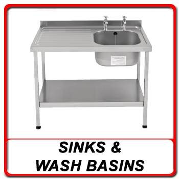 Next Day Catering Tables and Sinks - Sinks and Washbasins