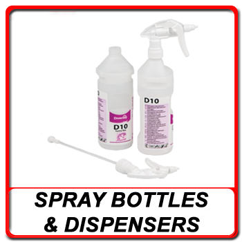 Next Day Catering Cleaning Chemicals - Spray Bottles and Dispensers
