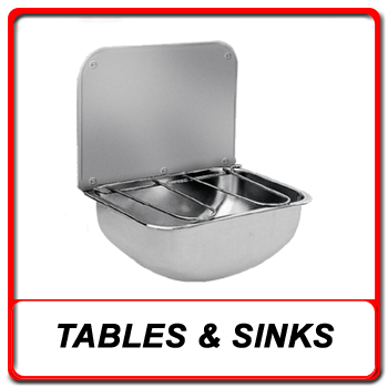 Next Day Catering Kitchenware - Tables and Sinks