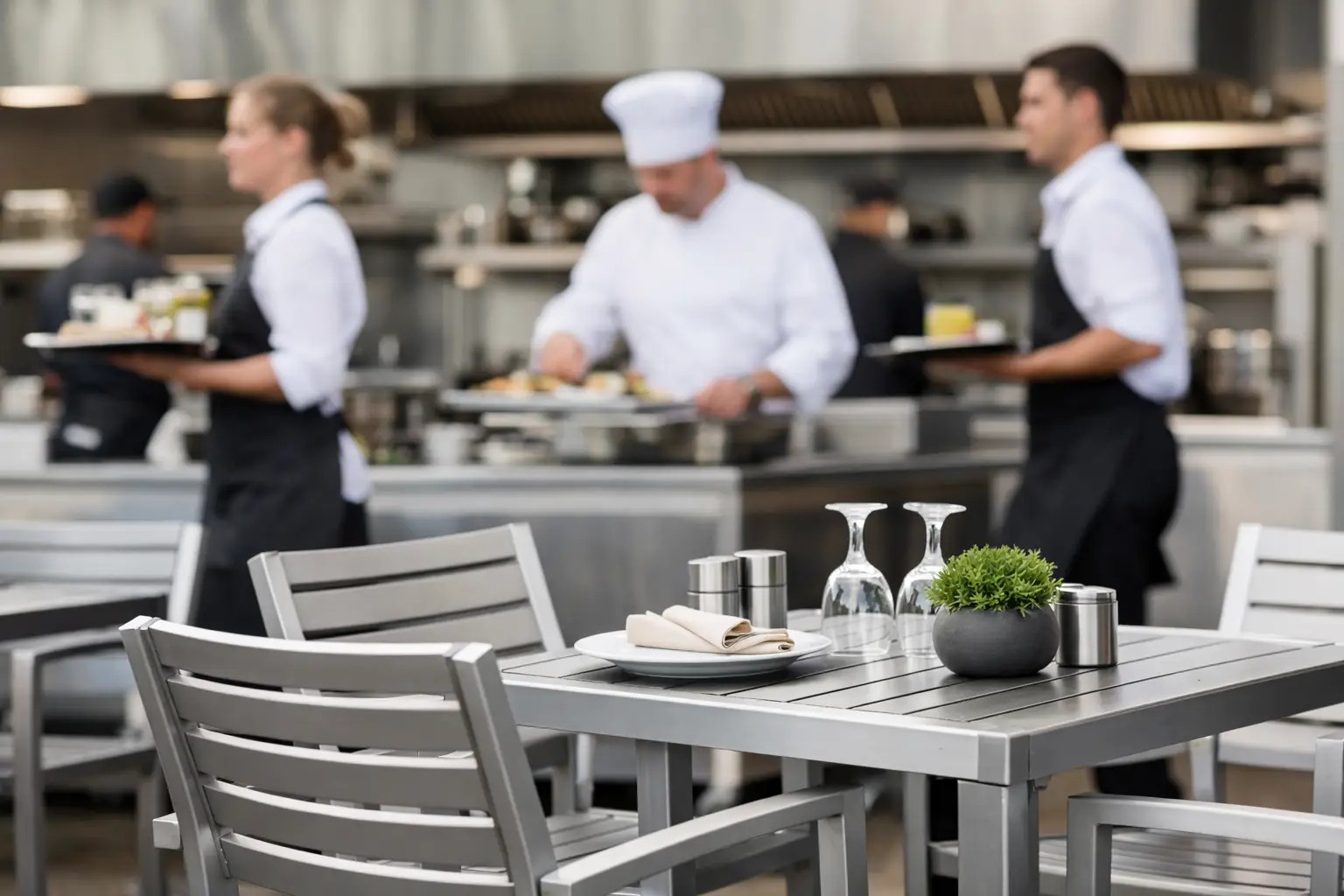 Aluminium Furniture for Busy Hospitality Sites