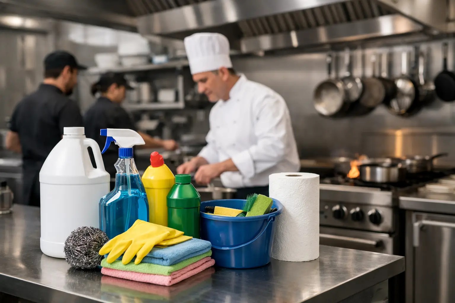 Commercial Cleaning Supplies for Busy Kitchens