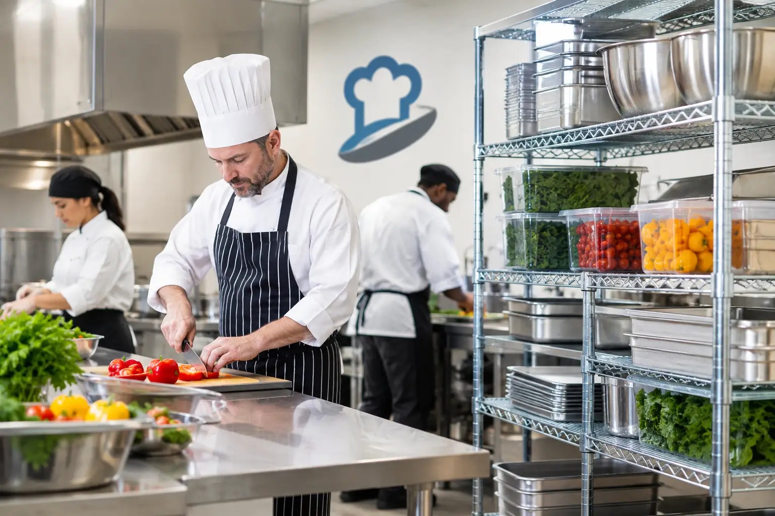 Galvanized Steel Shelving for Busy Kitchens