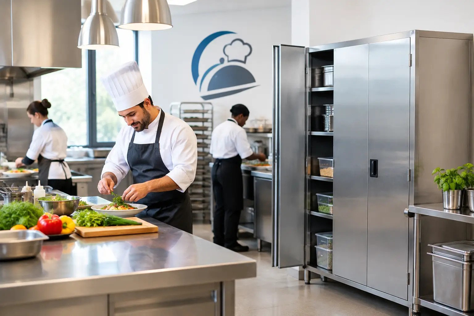 Professional Metal Storage Cabinets for Catering