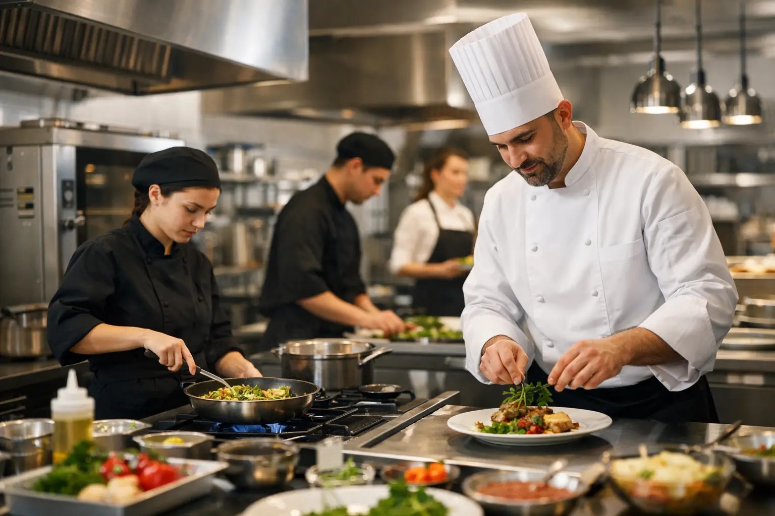 Restaurant Kitchen Setup Example for UK Sites