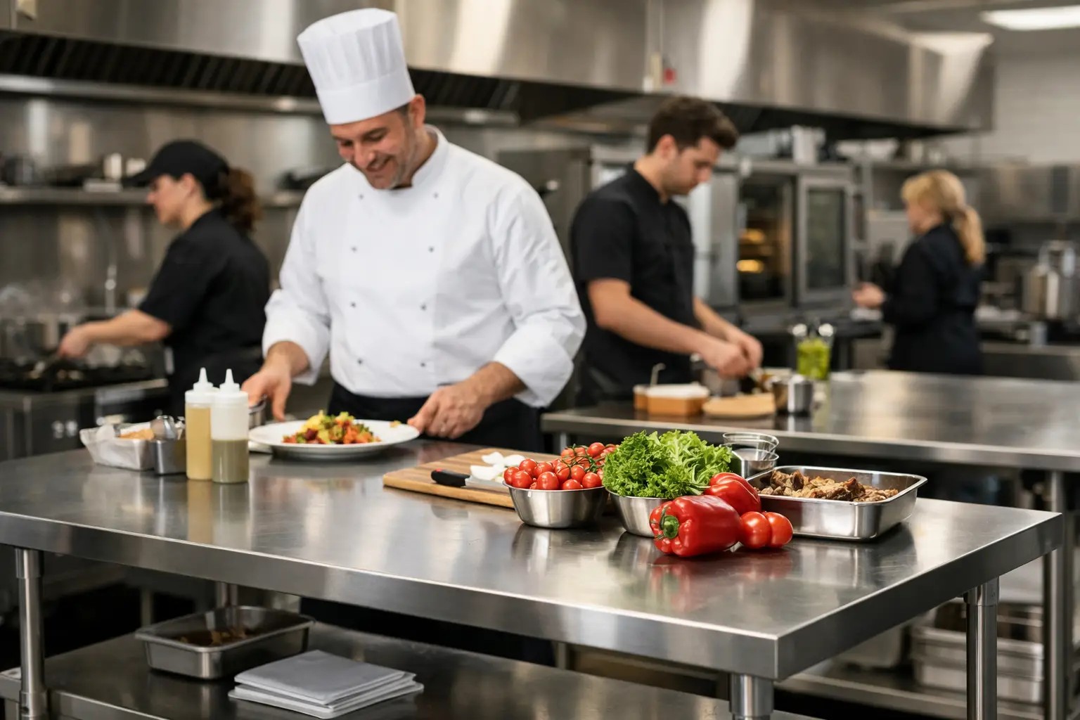 Stainless Steel Tables for Commercial Kitchens